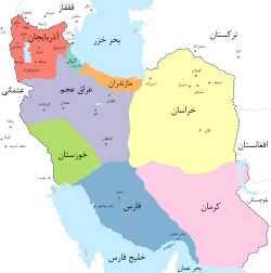 نقشه عراق عجم